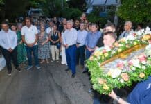 Ο Δήμαρχος Αμαρουσίου Θεόδωρος Αμπατζόγλου στον μεθεόρτιο Εσπερινό του Αγίου Ιωάννη του Πέλικα
